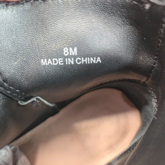 Kate Spade Moto Ankle Boots 8 Black Suede Low Block Heel Dressy Chic Bow Booties - Picture 11 of 13